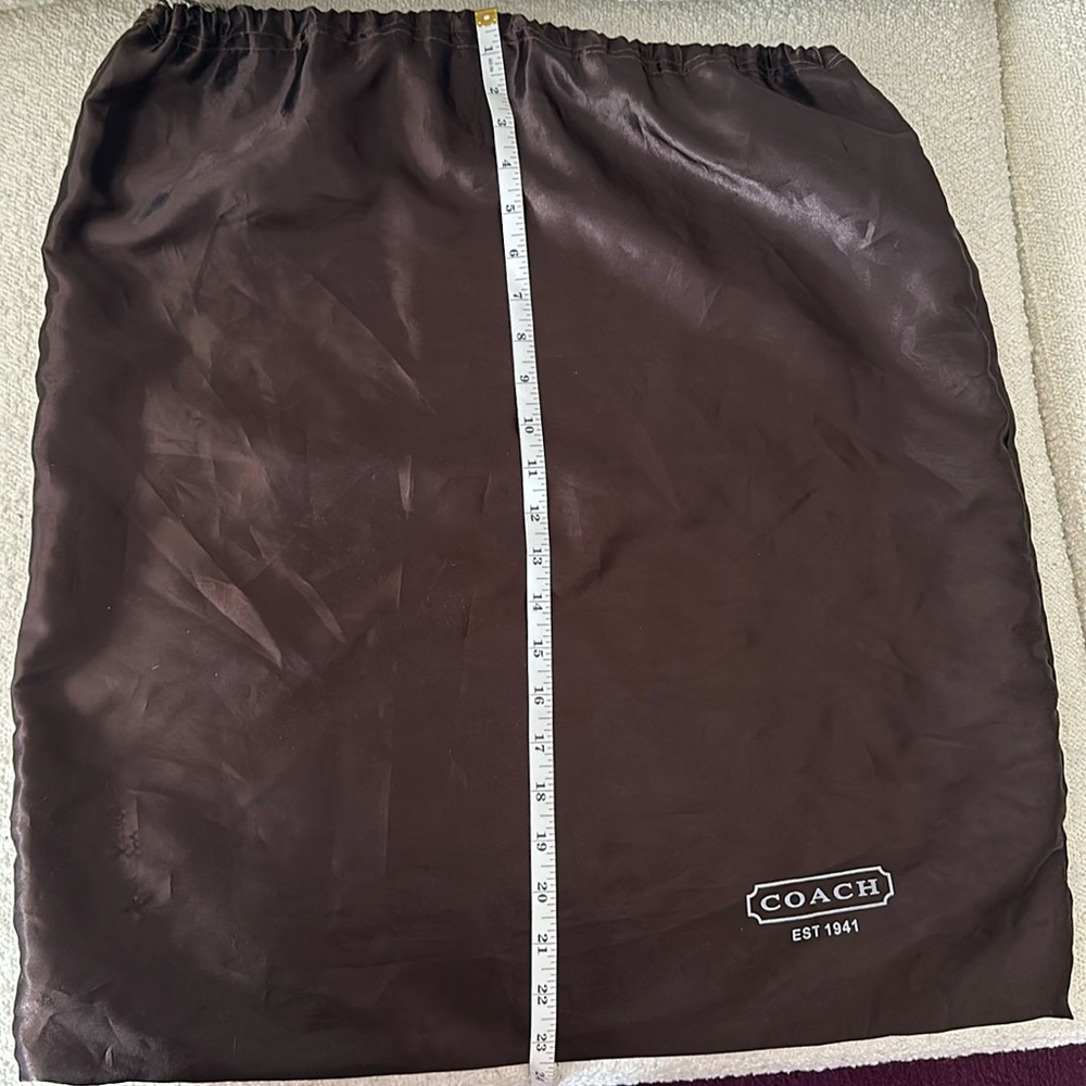 Large coach dust bag